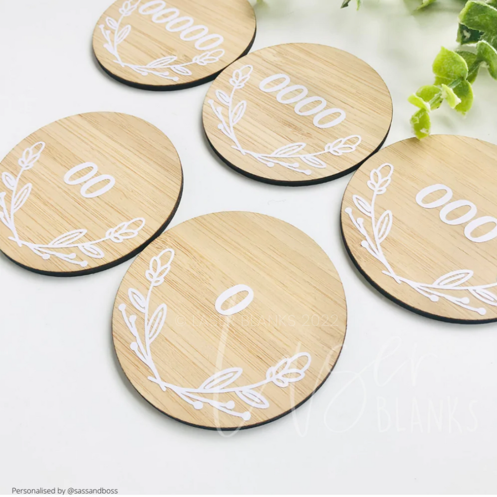 Mountain Milestone Acrylic Discs – Tulle + Timber