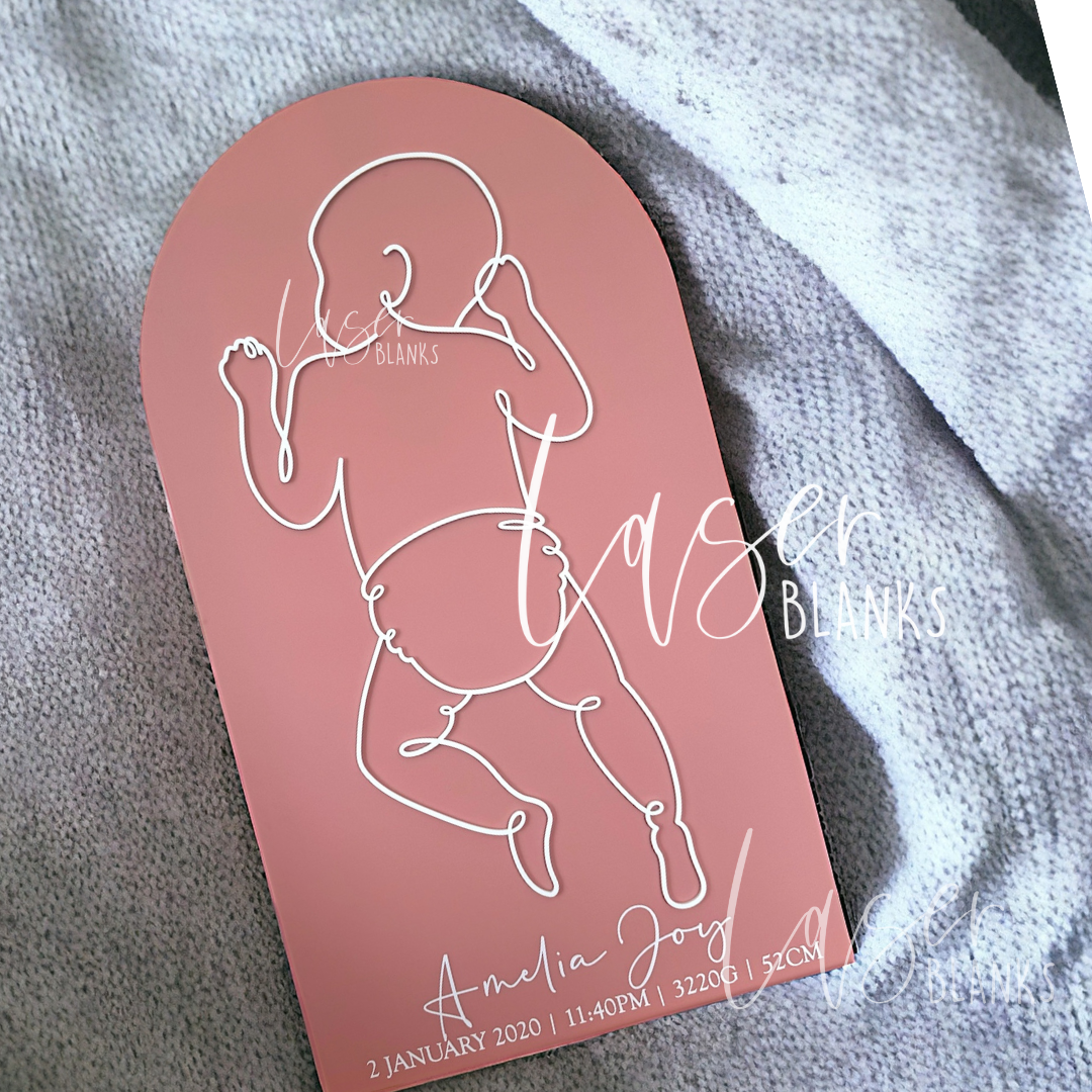 1:1 DIY Baby Wall Plaques