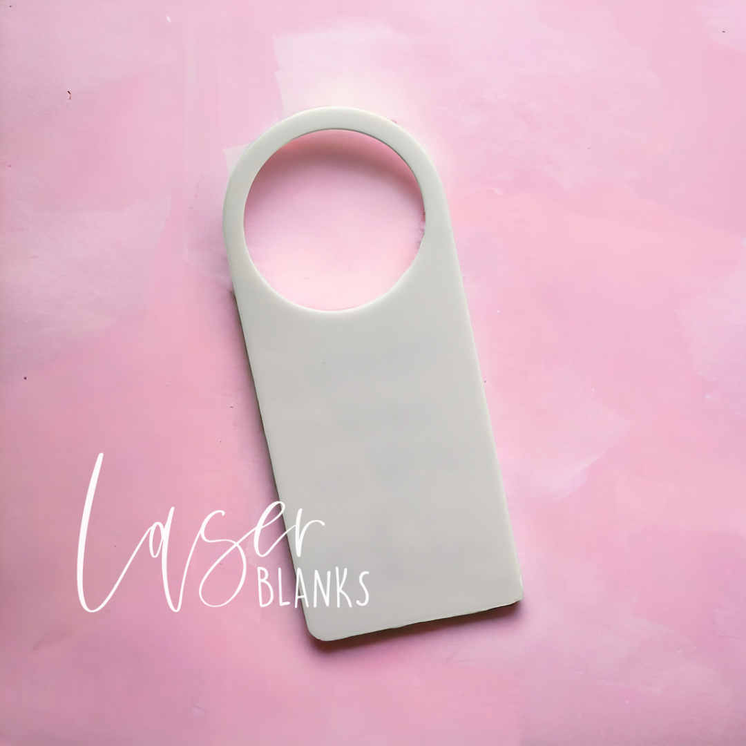 Acrylic Door Sign Hanger Rounded Top