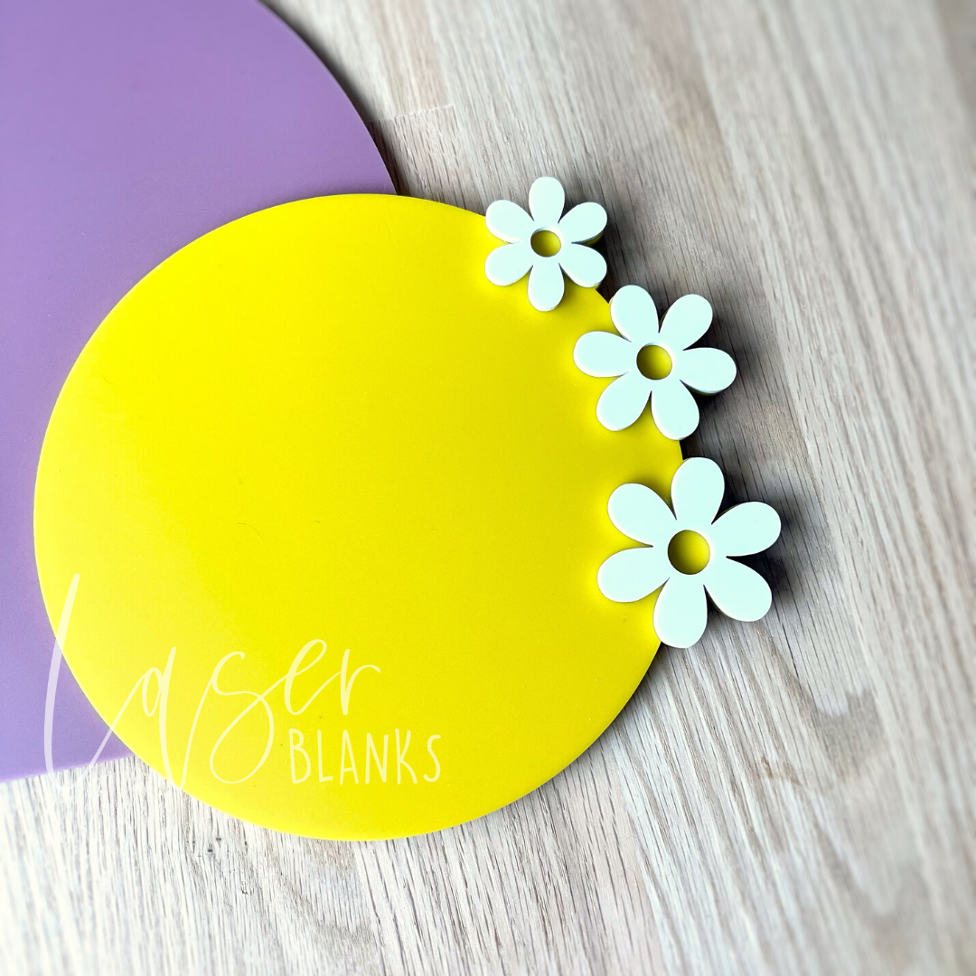 Daisy Announcement Plaque | Layered Plaque