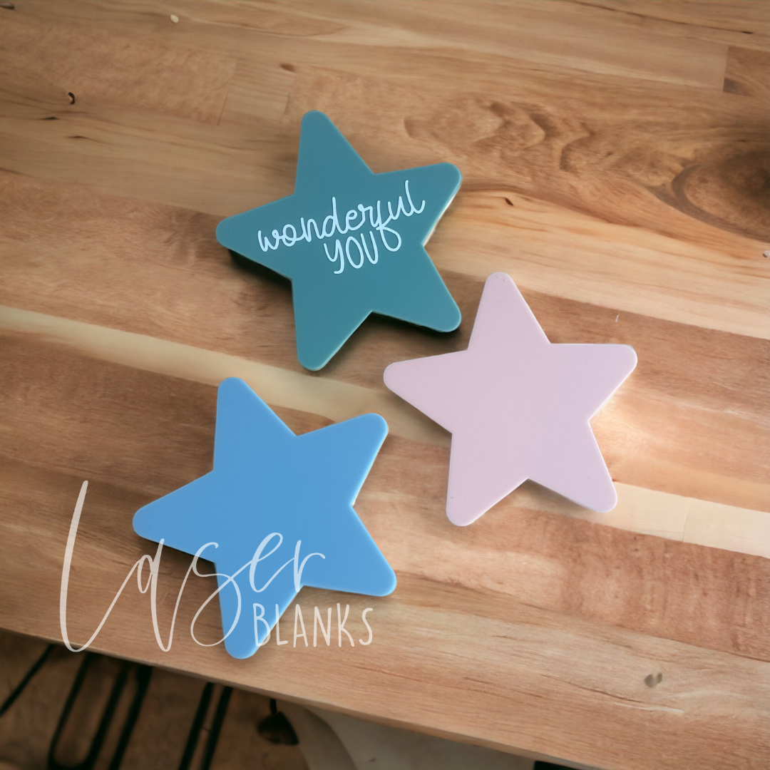 Announcement Star| Acrylic Blank | Acrylic Shape