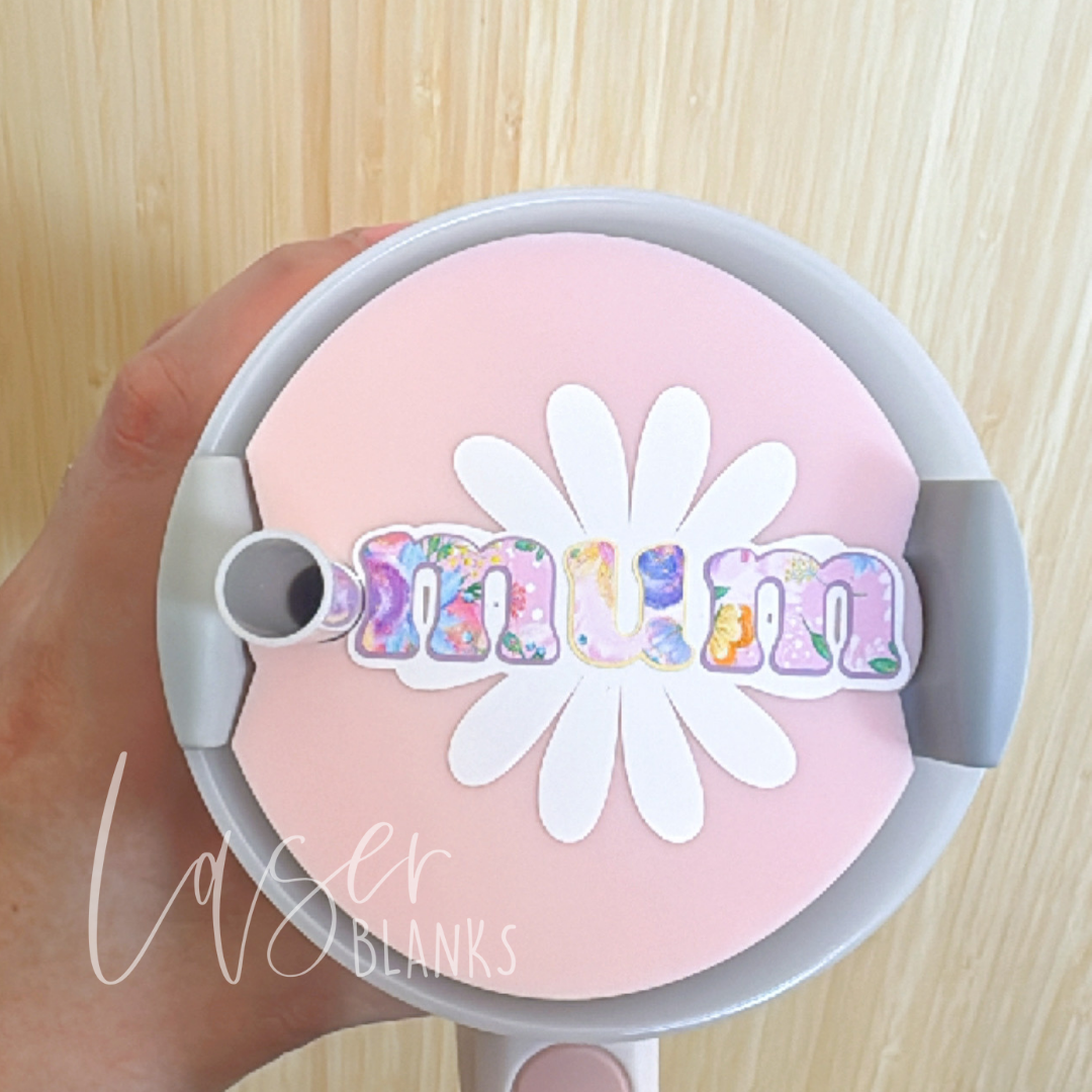 Tumbler Topper | Round | Acrylic Blank