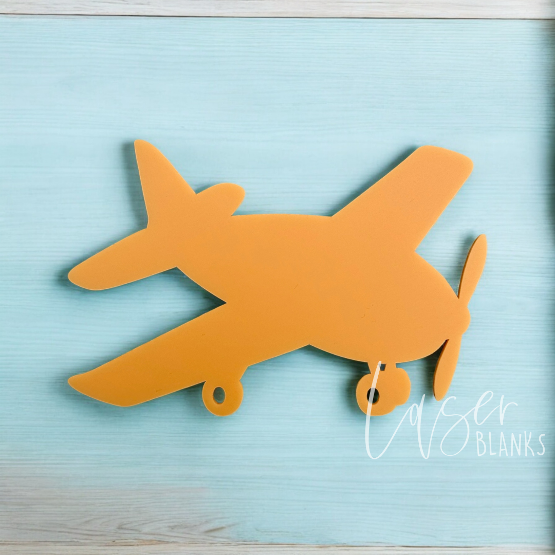 Plane Milestone/Announcement | Acrylic Blank | Acrylic Shape