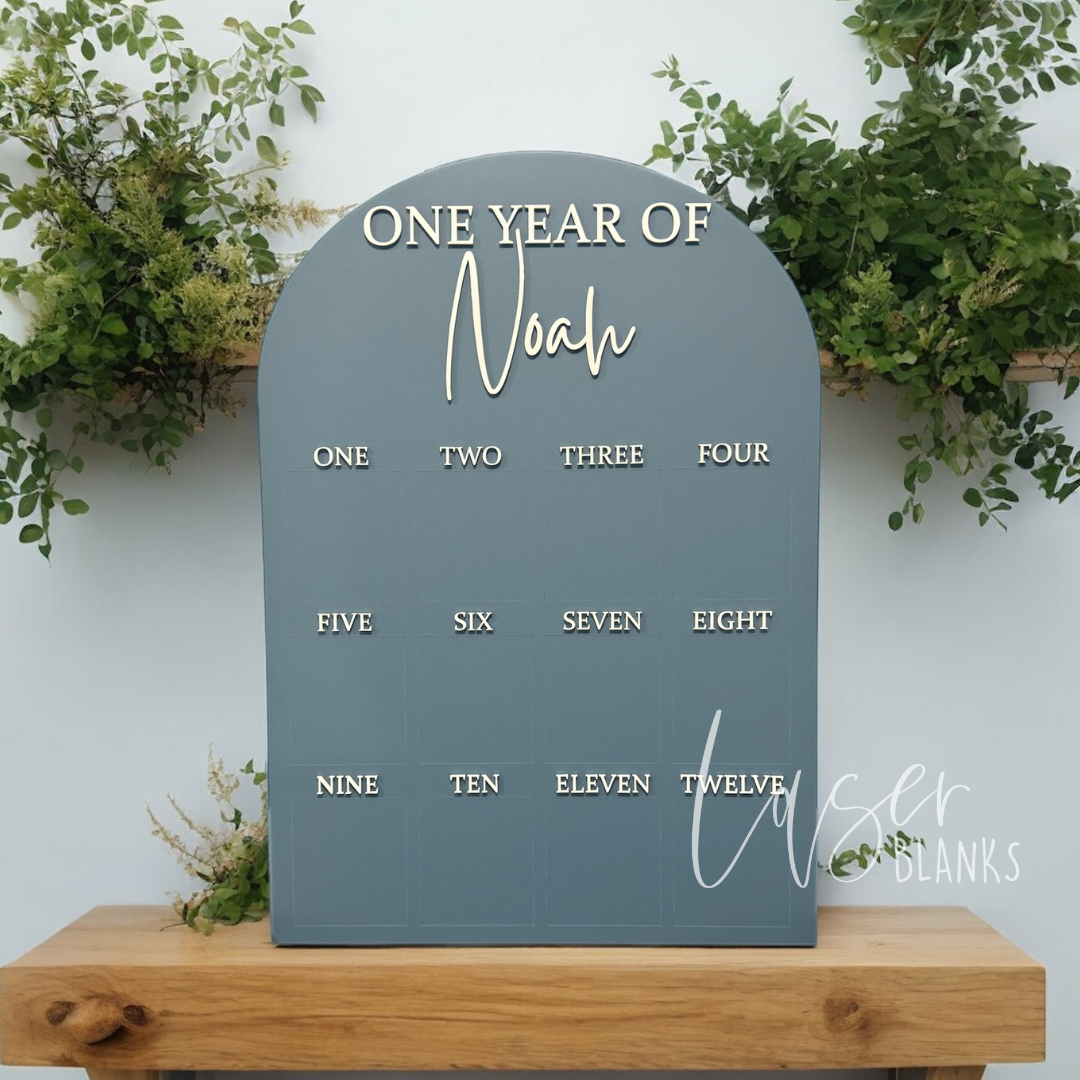 My First Year Board | Personalised  | Ready Made