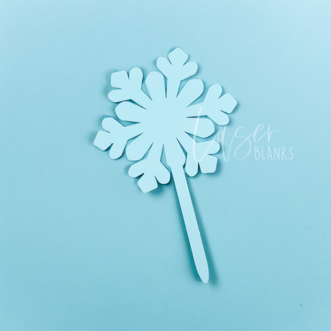 Snowflake Cake Topper | Acrylic Cake Topper