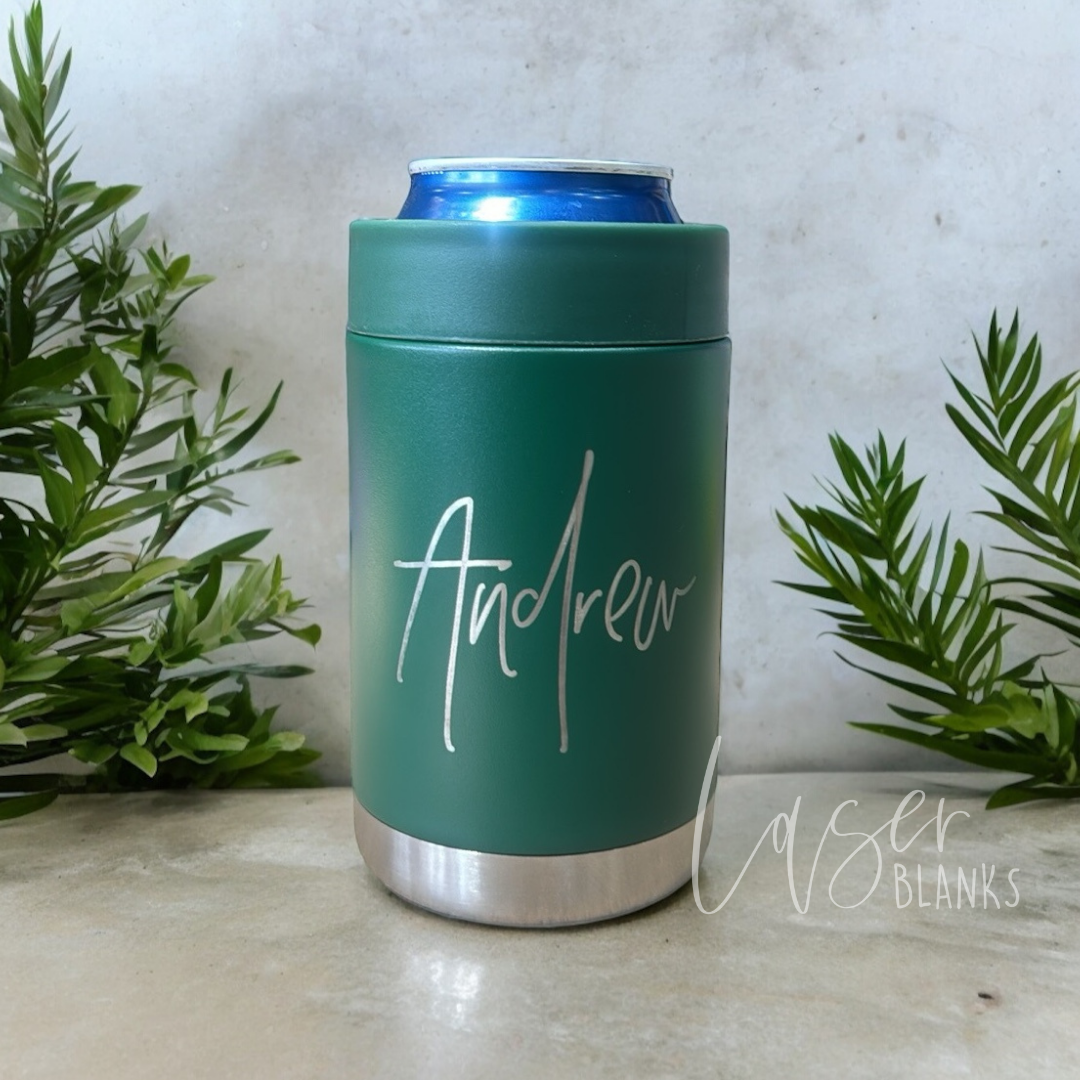 Personalised Insulated Can Cooler | Name | Laser Engraved