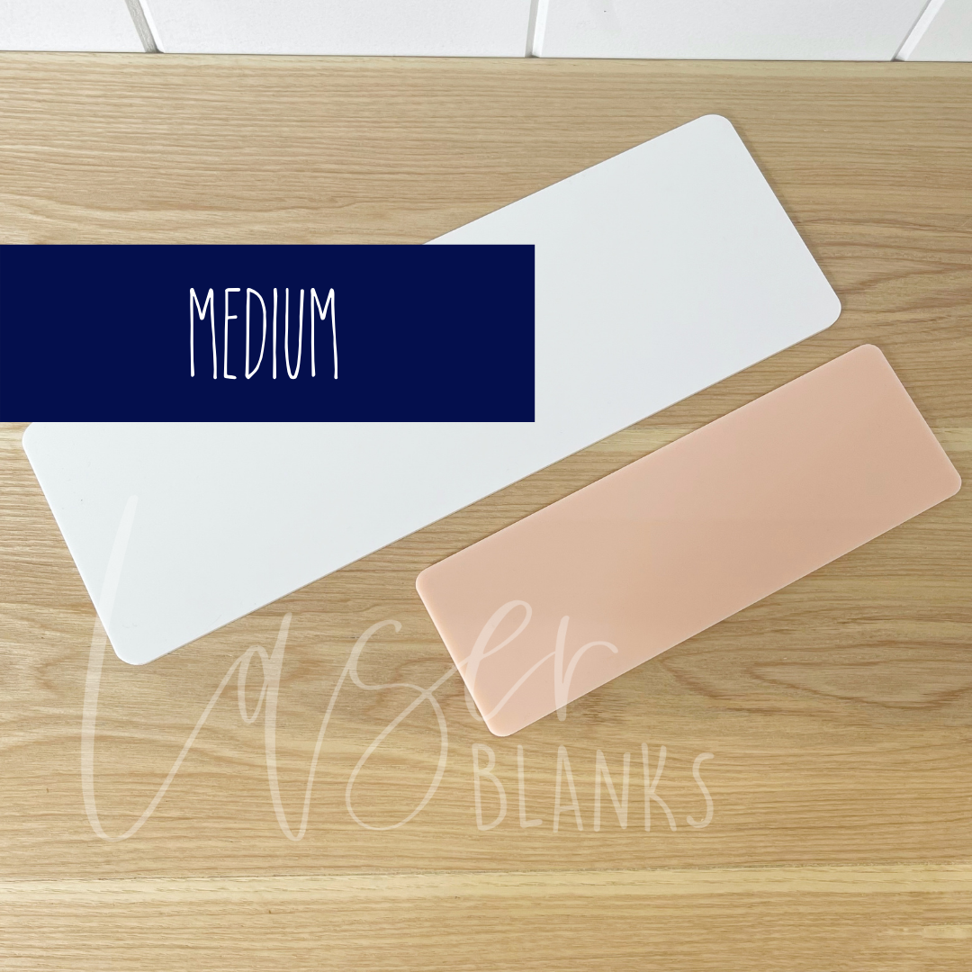 Rectangle Acrylic | Tile Alternative | Medium | 20cm long