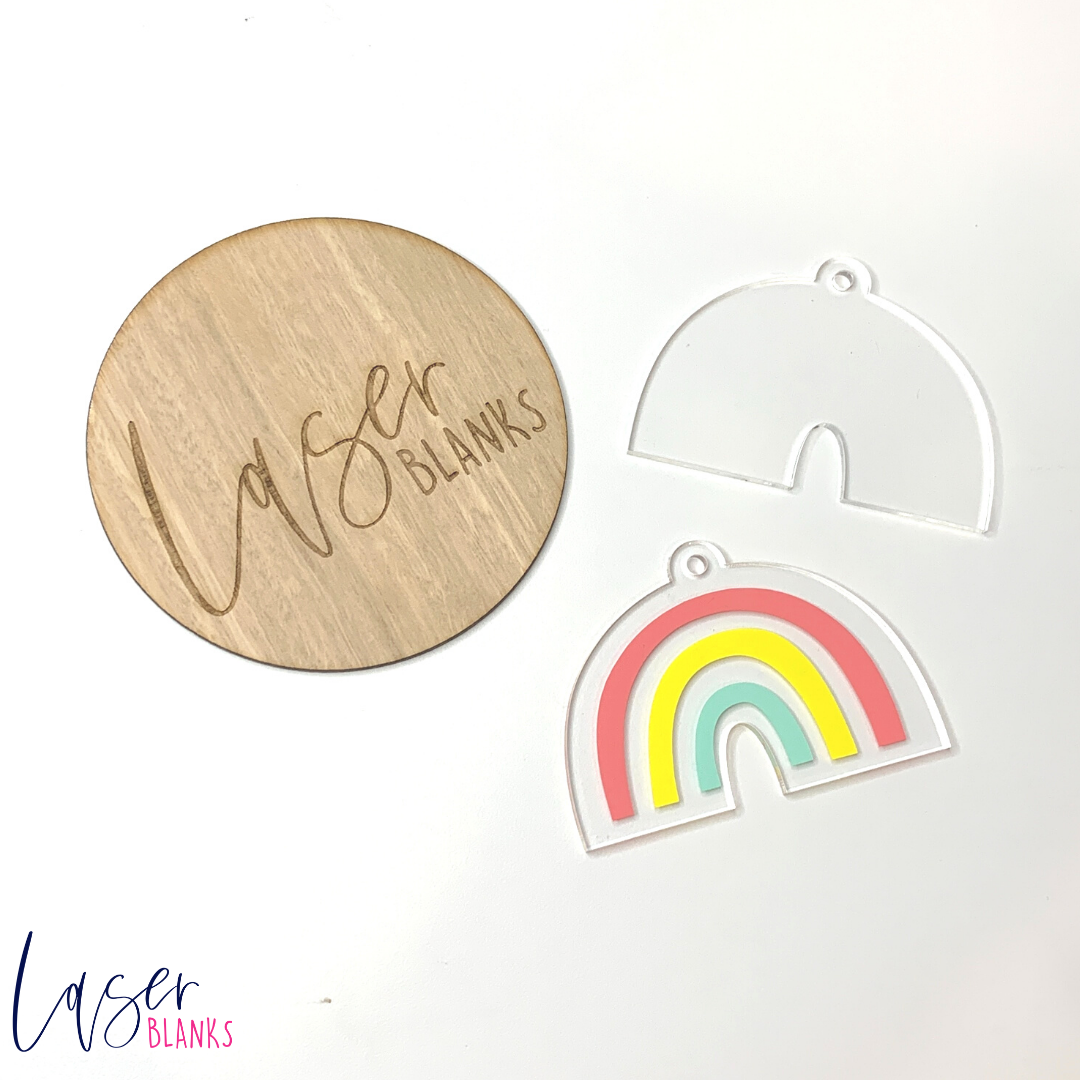 Rainbow Keyring 3mm