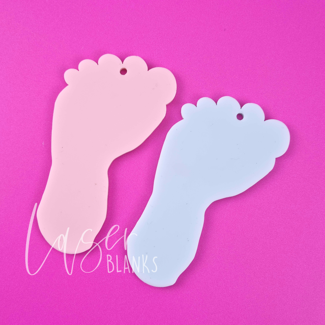 Baby Footprint Keyring | Bag Tag | Gift Tag