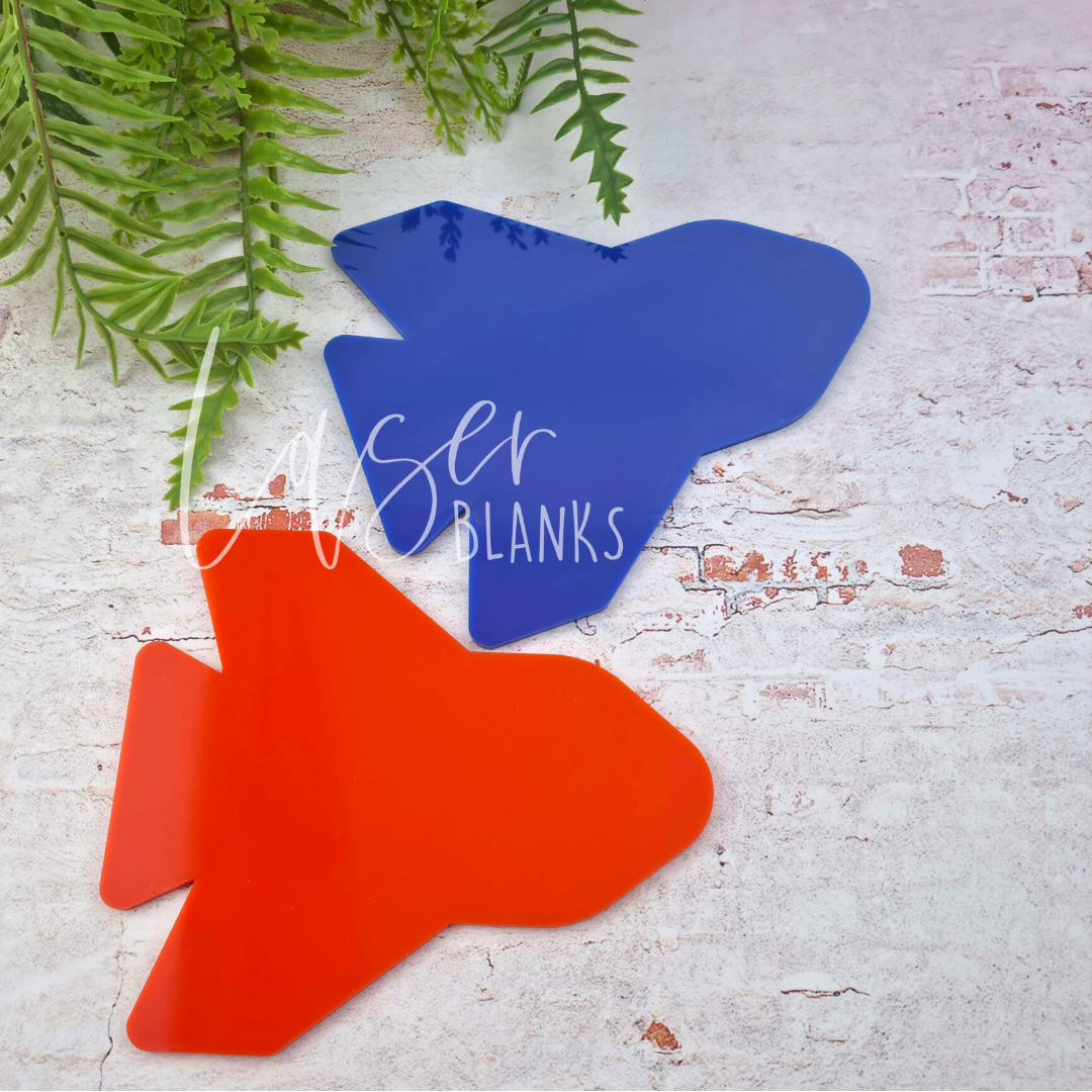 Rocket Plaque | Acrylic Shapes | Craft Blank