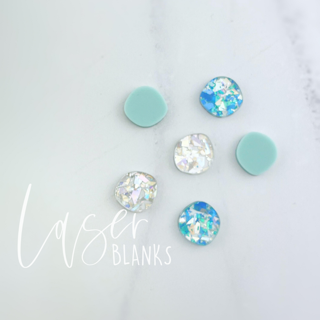 Irregular Rounds - Plain Small Shape | Earring Blank