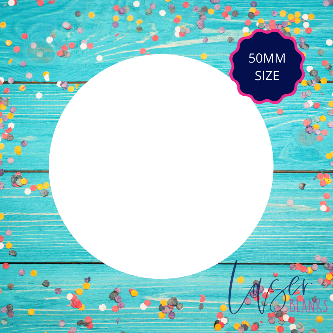 50mm Round Acrylic Blank | 3mm