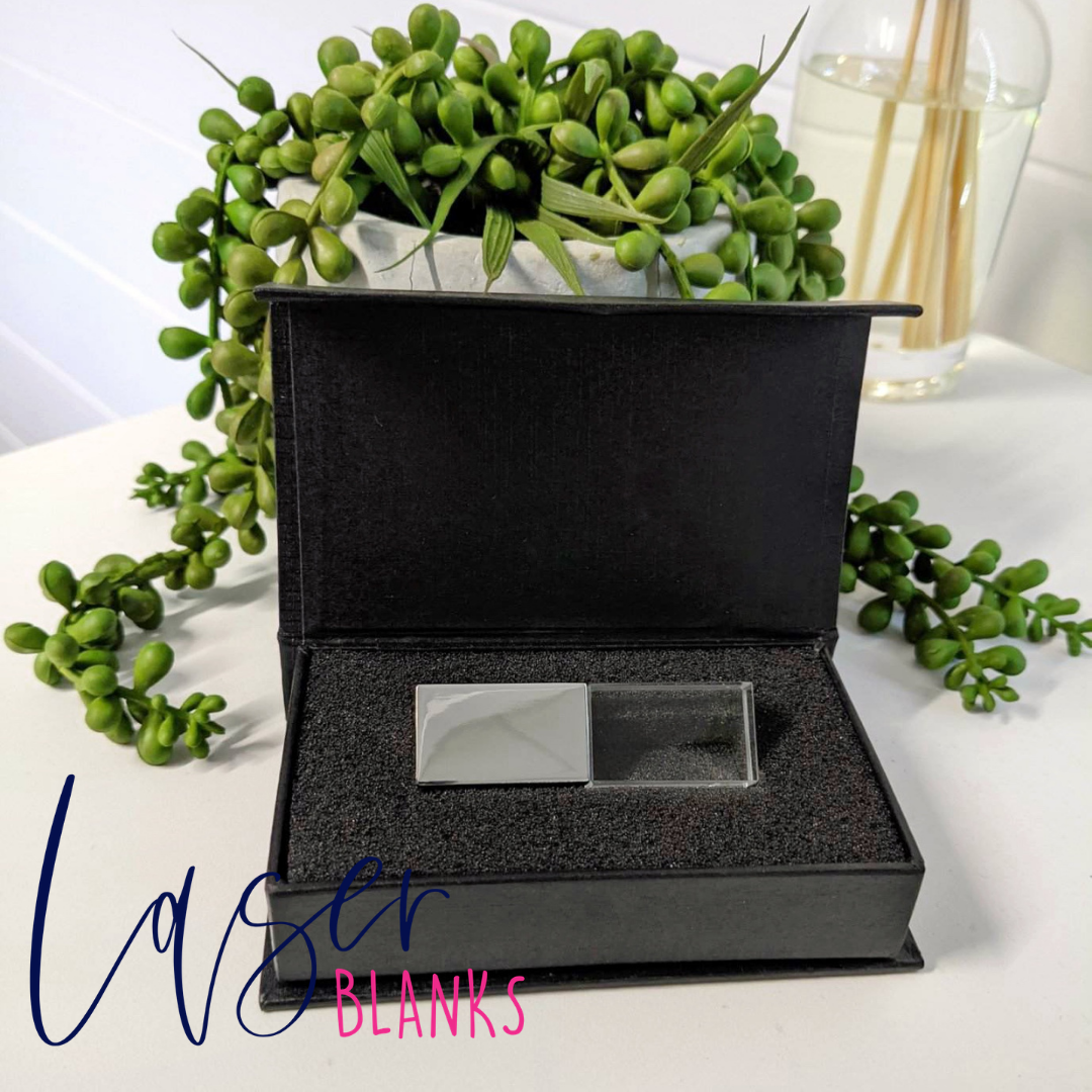 Crystal USB with Presentation Case