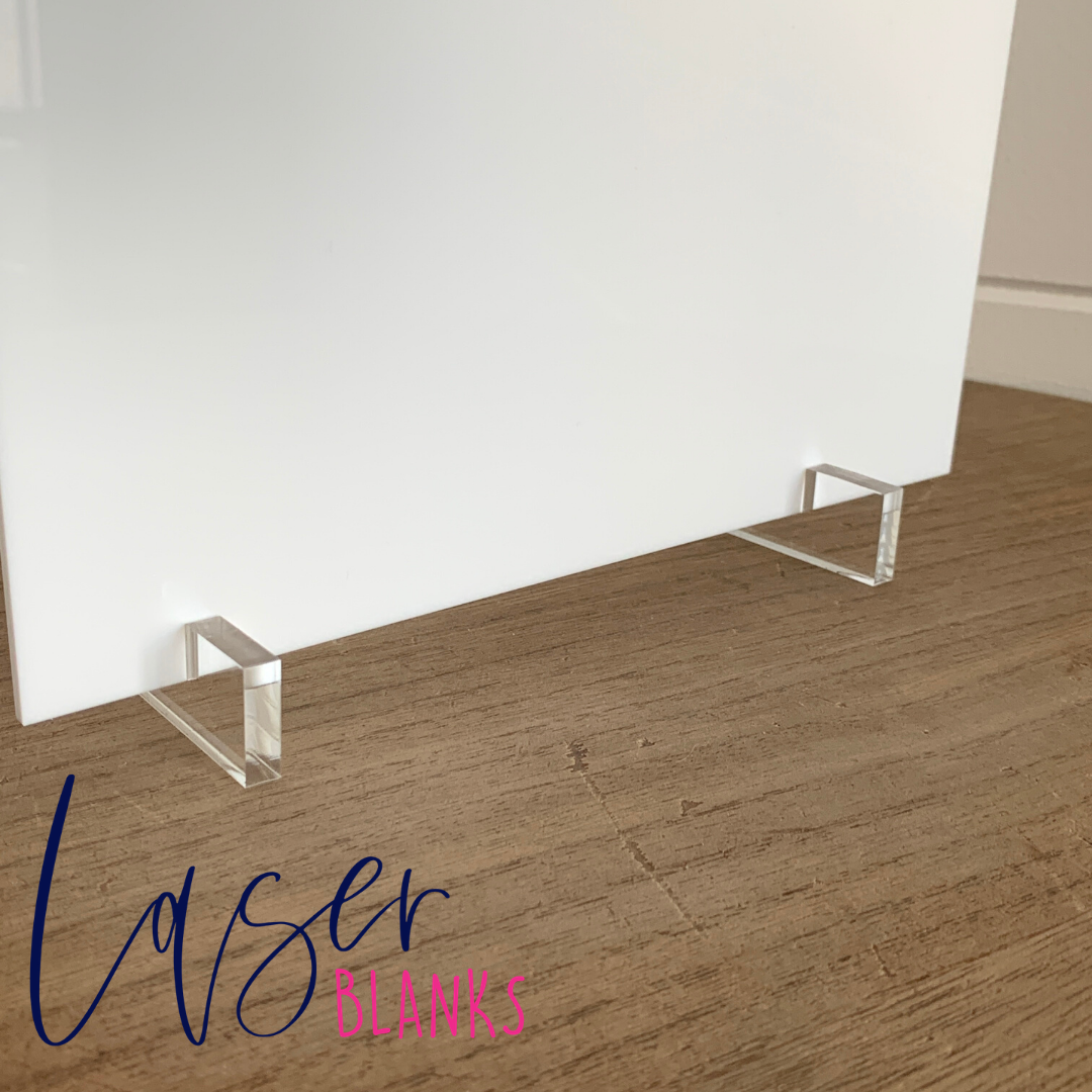 Long Seamless "Glass" Stands | For 3mm Acrylic