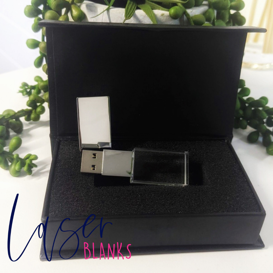 Crystal USB with Presentation Case